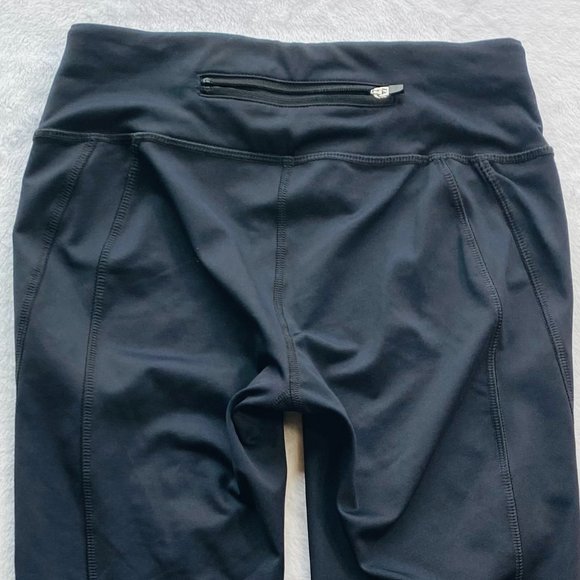 Fila Leggings - Black - Sport - XS - Capri - Key Pocket - Drawsting - Lowrise - Picture 9 of 9